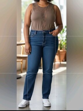 Sleeveless Tahari Lace-Front Bodysuit in Taupe